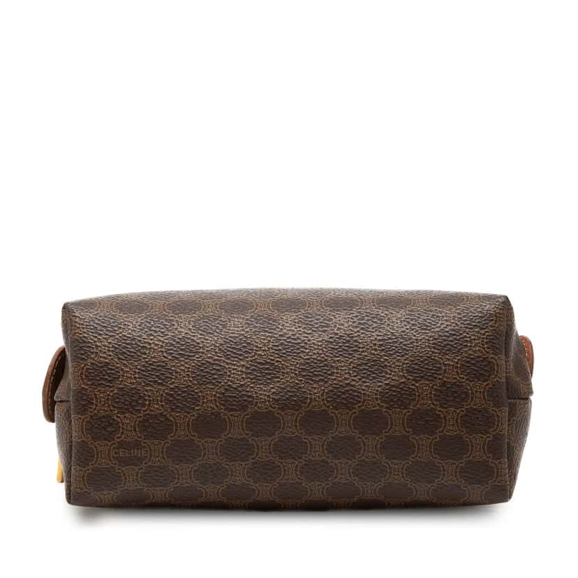 Celine Macadam Coated Canvas Pouch Brown Very good condition - Inside View