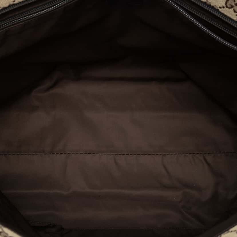 Gucci GG Canvas Web Tote Beige Very good condition - Model View