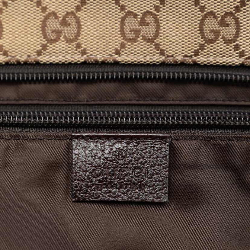 Gucci GG Canvas Web Tote Beige Very good condition - Box View