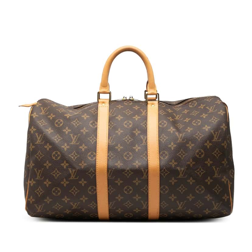 Louis Vuitton Monogram Keepall 45 Brown Very good condition - Front View