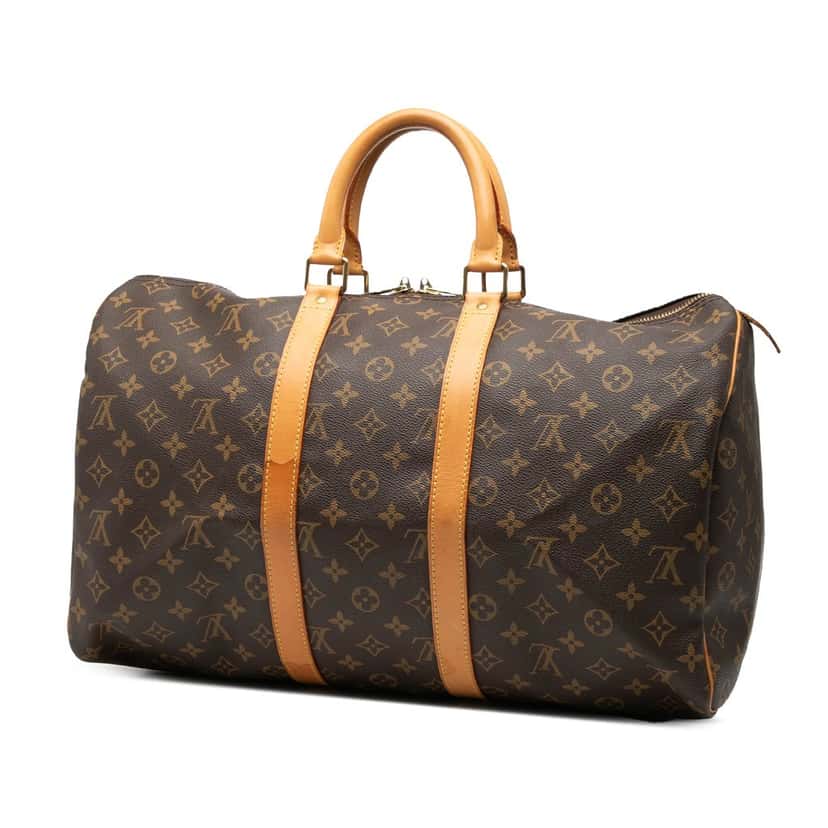 Louis Vuitton Monogram Keepall 45 Brown Very good condition - Back View