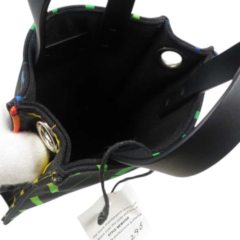 Valentino Canvas VLTN Satchel Black Very good condition - Model View