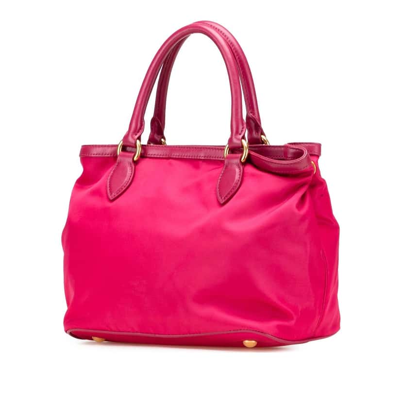Prada Tessuto Satchel Pink Very good condition - Back View