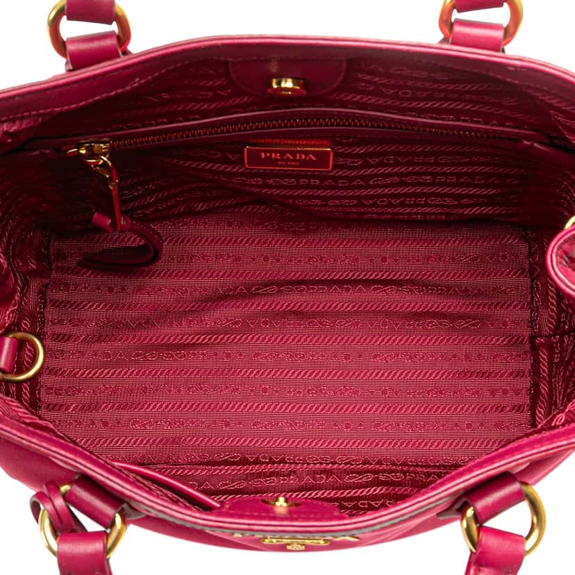 Prada Tessuto Satchel Pink Very good condition - Model View