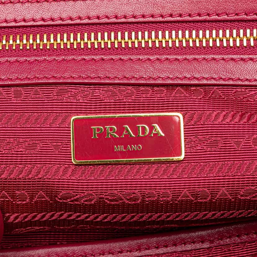 Prada Tessuto Satchel Pink Very good condition - Box View