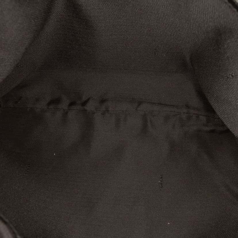 Fendi Zucca Canvas Shoulder Bag Black Very good condition - Model View