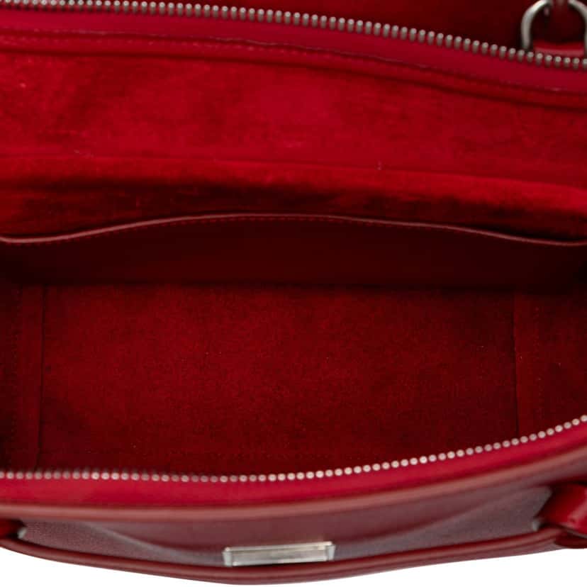 Celine Micro Grained Calfskin Belt Bag Red Leather Very good condition - Model View