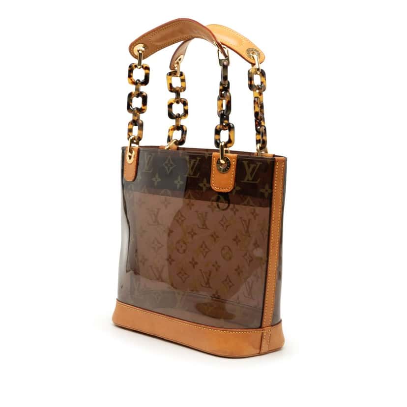 Louis Vuitton Monogram Cabas Sac Ambre PM Brown Plastic Very good condition - Back View
