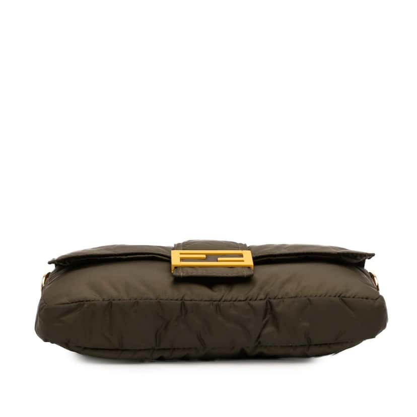 Fendi Nylon Convertible Baguette Brown Very good condition - Inside View