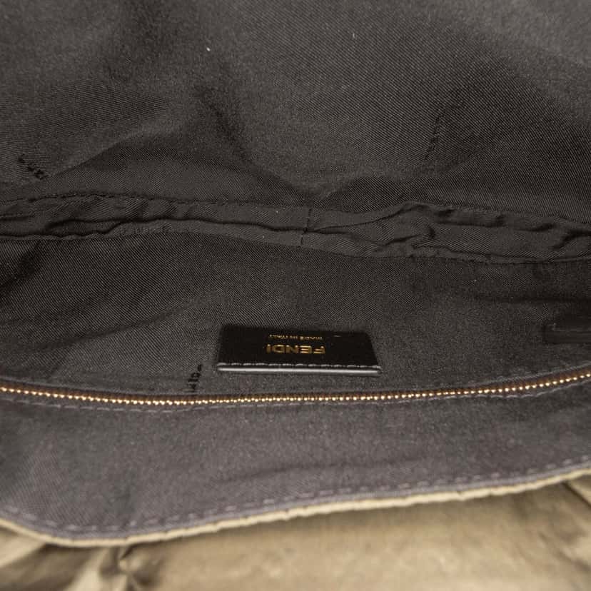 Fendi Nylon Convertible Baguette Brown Very good condition - Model View