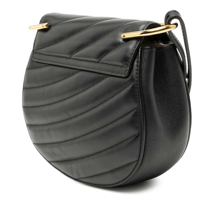 Chloé Mini Quilted Leather Drew Bijou Satchel Black Leather Very good condition - Back View