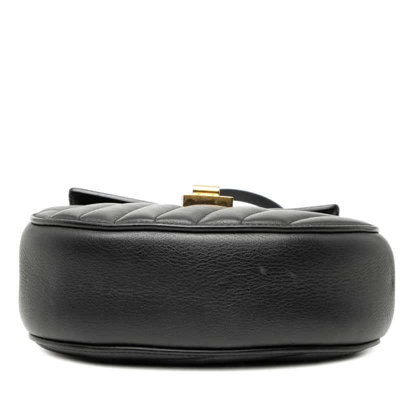 Chloé Mini Quilted Leather Drew Bijou Satchel Black Leather Very good condition - Inside View