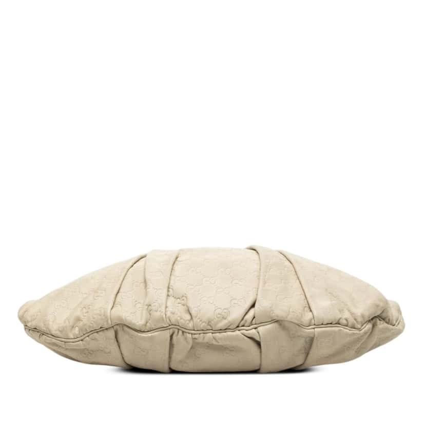 Gucci Large Guccissima Hysteria Satchel Brown Leather Very good condition - Inside View