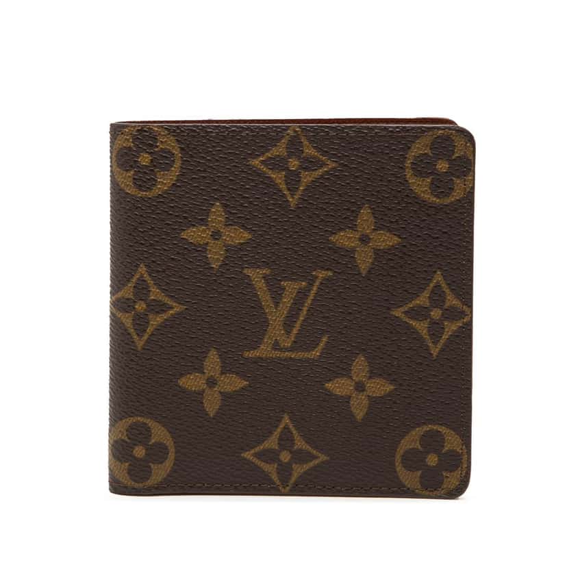 Louis Vuitton Monogram Porte Billets 6 Cartes Credit Wallet Brown Very good condition - Front View