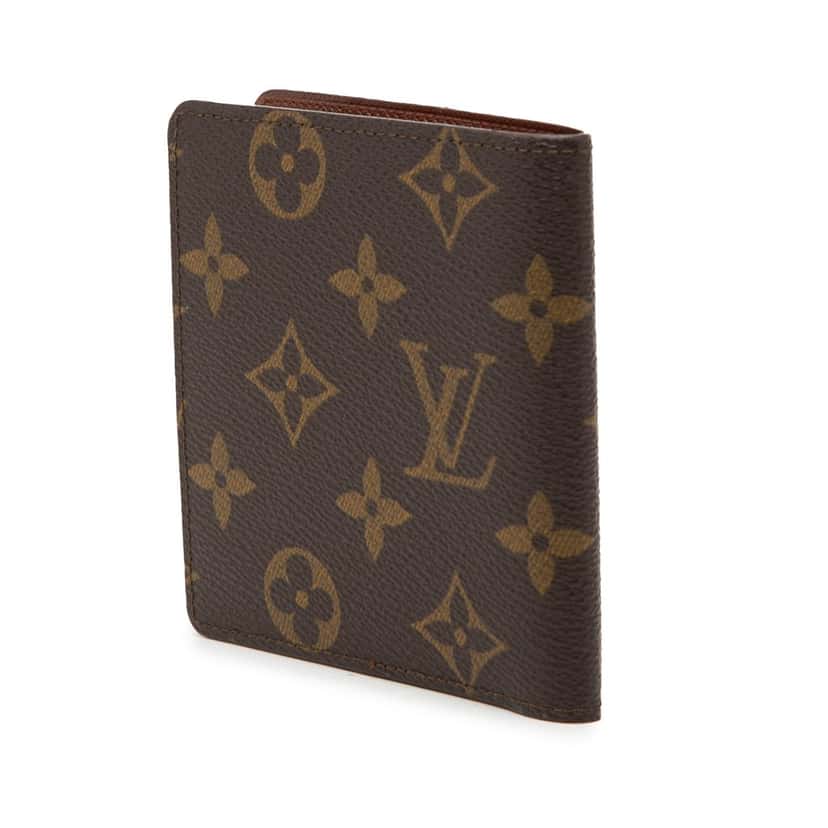 Louis Vuitton Monogram Porte Billets 6 Cartes Credit Wallet Brown Very good condition - Back View