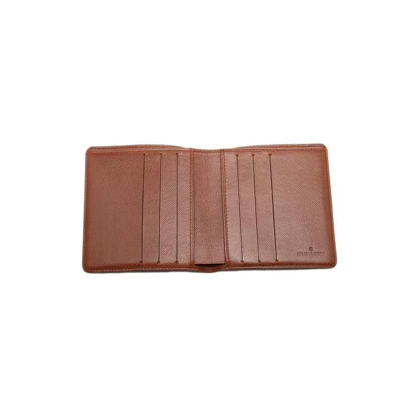 Louis Vuitton Monogram Porte Billets 6 Cartes Credit Wallet Brown Very good condition - Model View