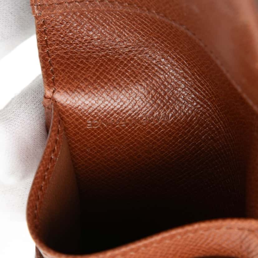 Louis Vuitton Monogram Porte Billets 6 Cartes Credit Wallet Brown Very good condition - Box View