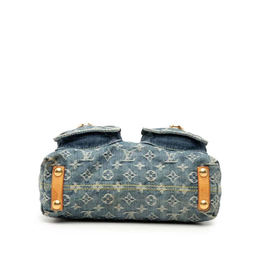Louis Vuitton Monogram Denim Baggy PM Blue Very good condition - Inside View