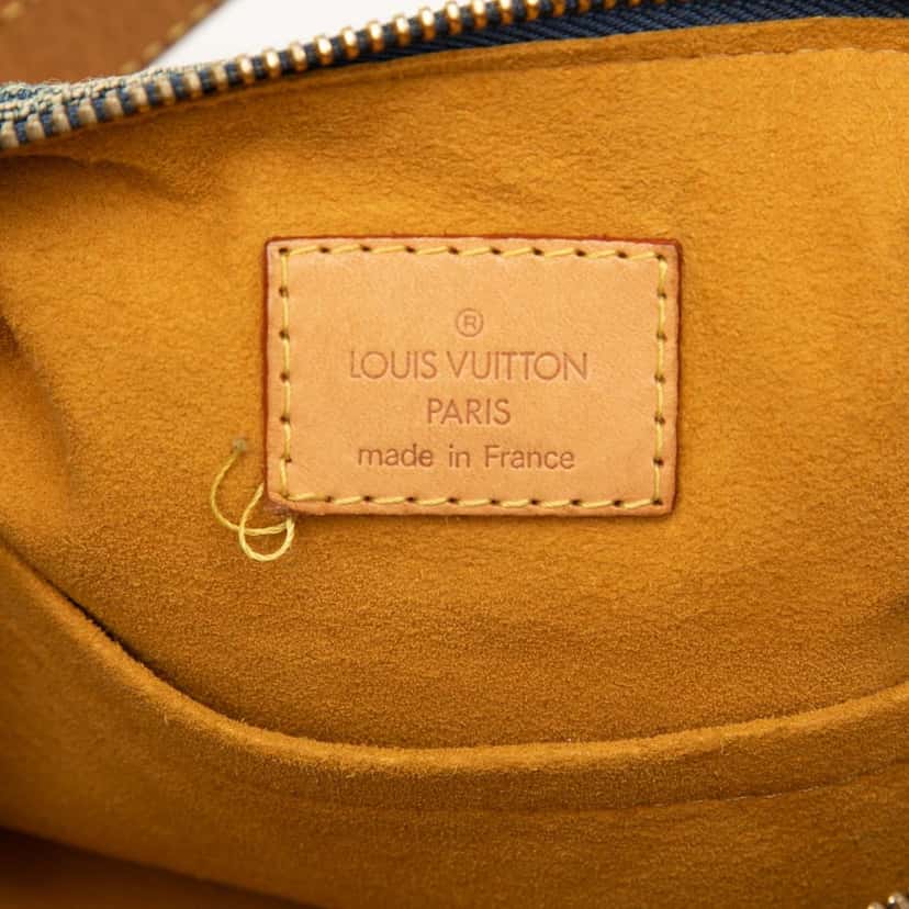 Louis Vuitton Monogram Denim Baggy PM Blue Very good condition - Box View