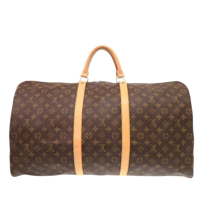 Louis Vuitton Monogram Keepall Bandouliere 60 Brown Very good condition - Back View