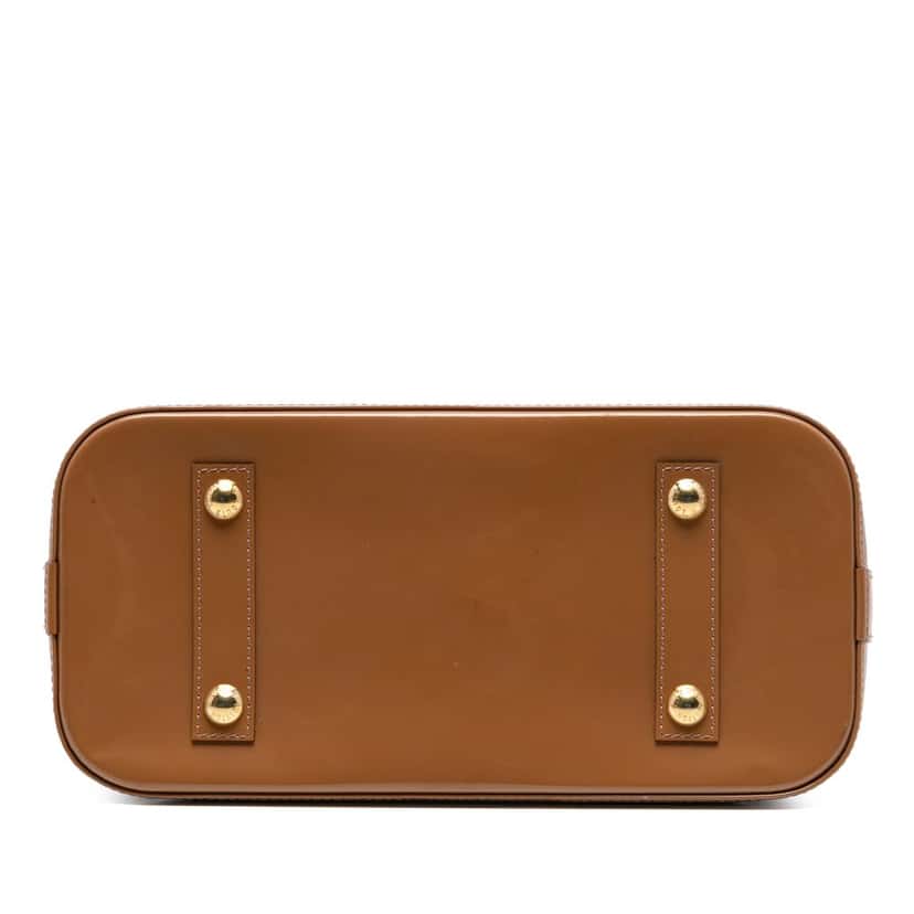 Louis Vuitton Monogram Vernis Alma PM Brown Leather Very good condition - Inside View
