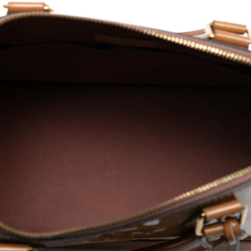 Louis Vuitton Monogram Vernis Alma PM Brown Leather Very good condition - Model View