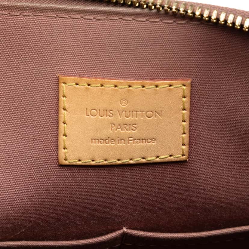 Louis Vuitton Monogram Vernis Alma PM Brown Leather Very good condition - Box View