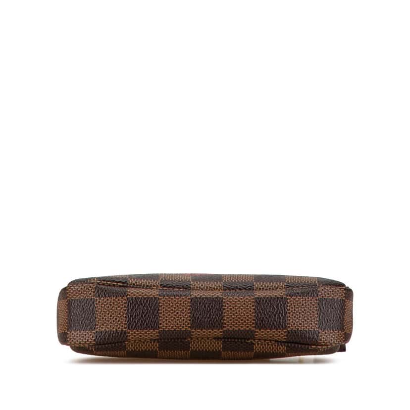 Louis Vuitton Damier Ebene Trunks and Bags Mini Pochette Accessoires Brown Canvas Very good condition - Inside View