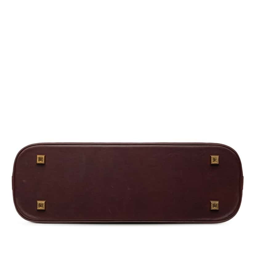 Louis Vuitton Monogram Mini Lin Alma Horizontal Red Very good condition - Inside View