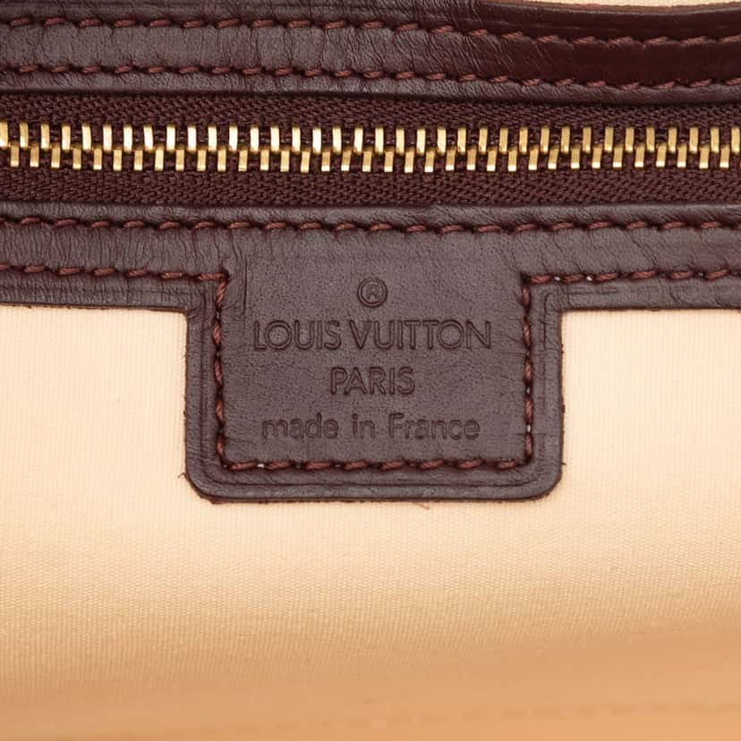 Louis Vuitton Monogram Mini Lin Alma Horizontal Red Very good condition - Box View