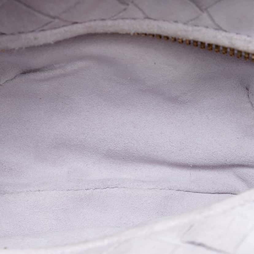 Bottega Veneta Mini Suede Intrecciato Jodie Purple Leather Very good condition - Model View