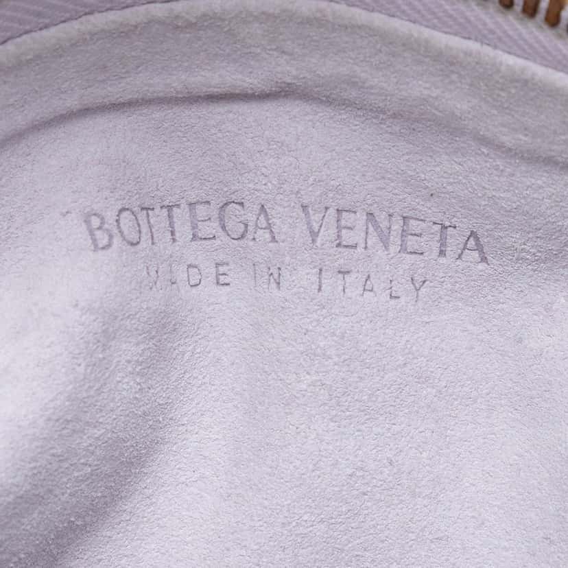 Bottega Veneta Mini Suede Intrecciato Jodie Purple Leather Very good condition - Box View