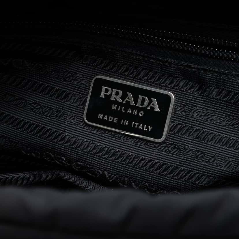 Prada Tessuto Handbag Black Very good condition - Box View