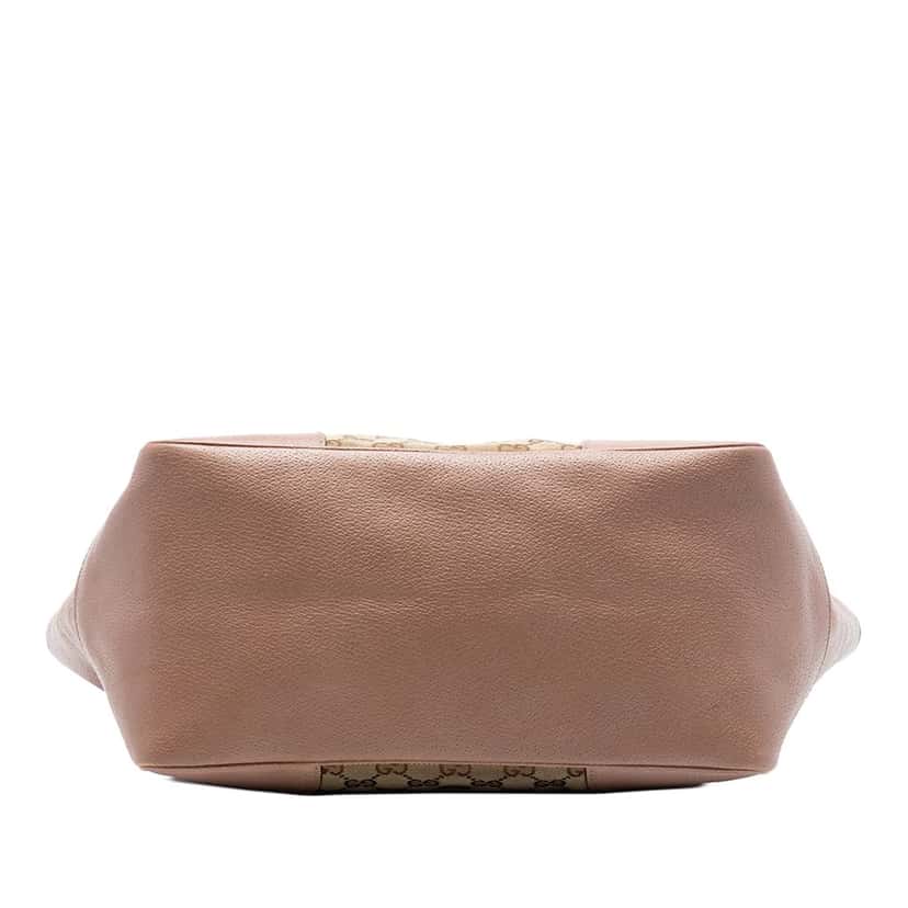 Gucci GG Canvas and Leather Bree Tote Beige Very good condition - Inside View