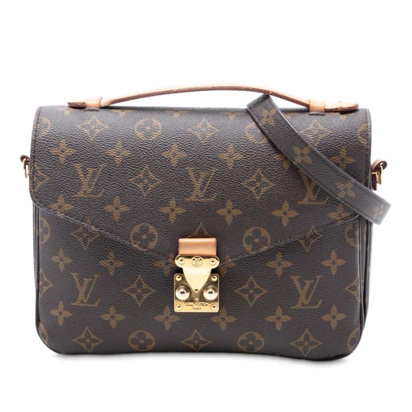 Louis Vuitton Monogram Pochette Metis Brown Very good condition - Front View