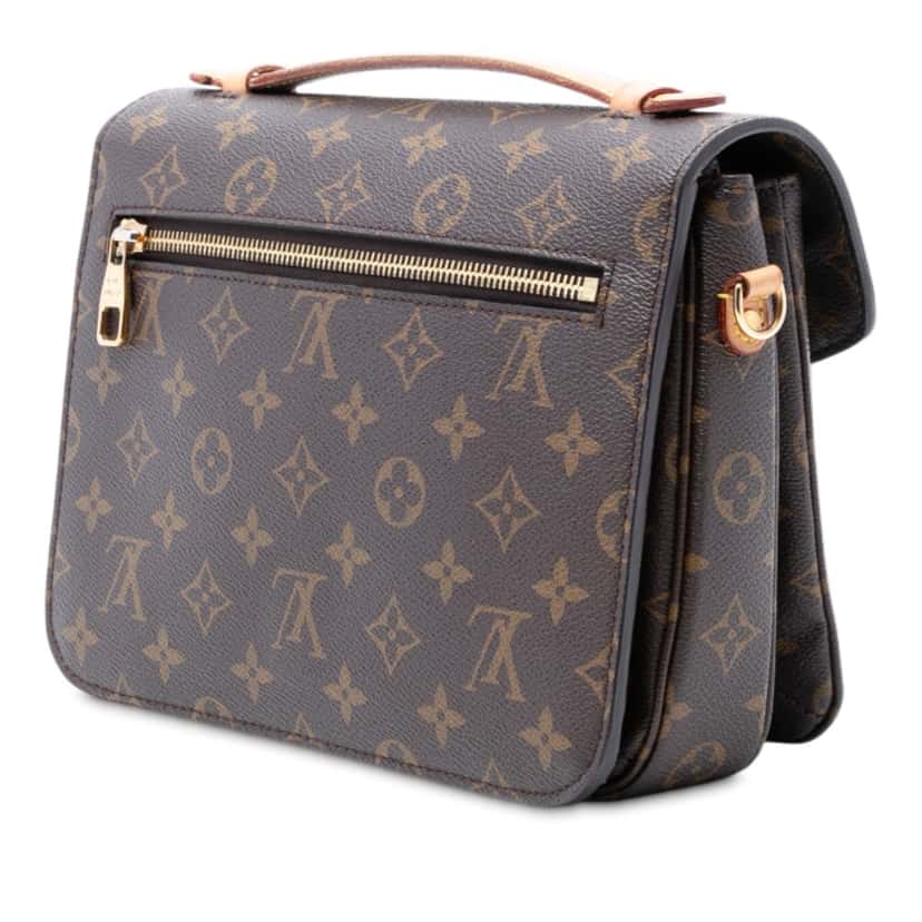 Louis Vuitton Monogram Pochette Metis Brown Very good condition - Back View