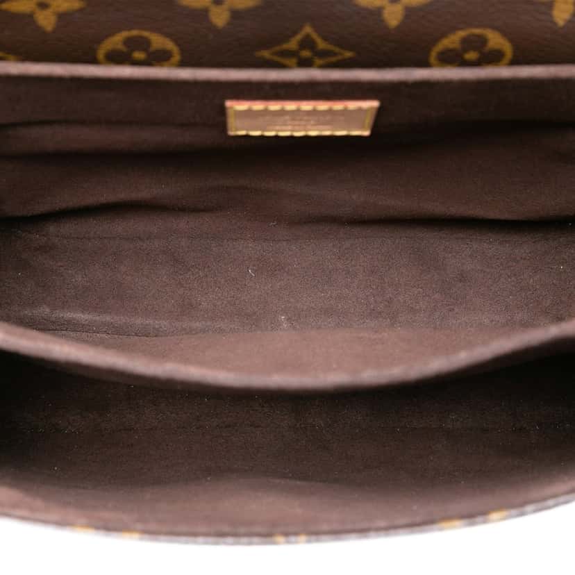 Louis Vuitton Monogram Pochette Metis Brown Very good condition - Model View