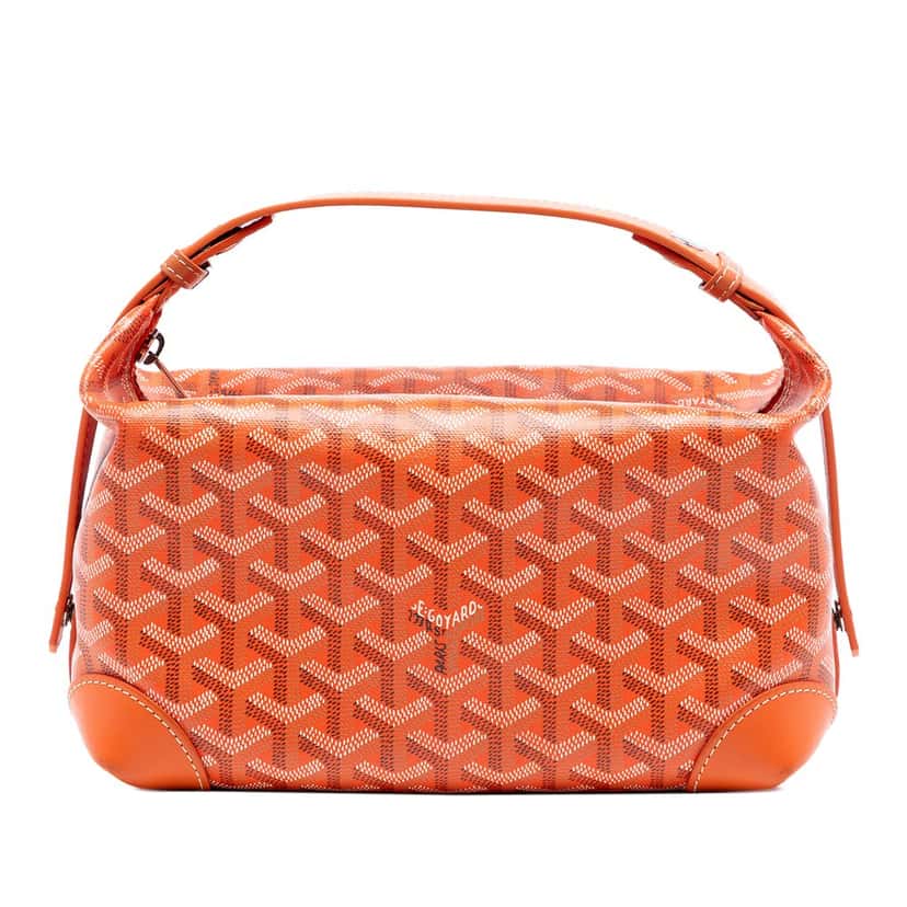 Goyard Goyardine Bowling Toiletry 25 Orange Very good condition - Front View