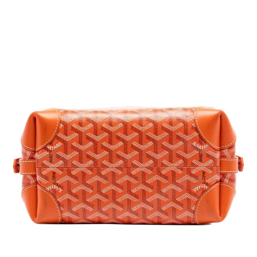 Goyard Goyardine Bowling Toiletry 25 Orange Very good condition - Inside View