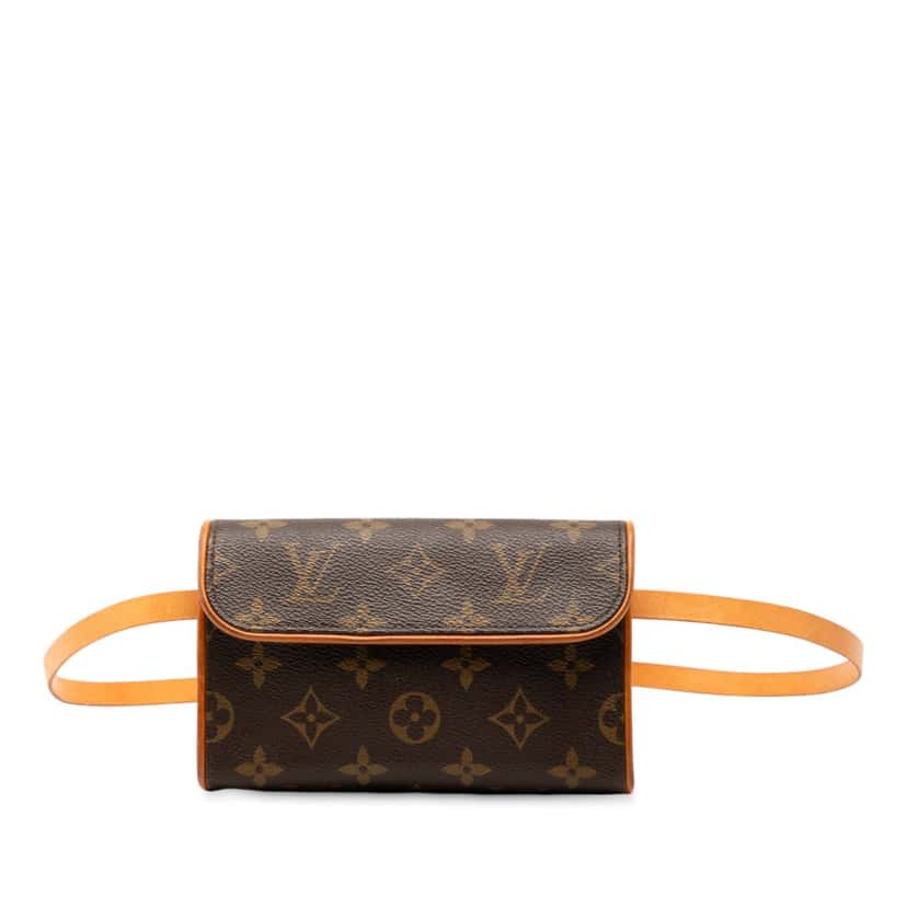 Louis Vuitton Monogram Pochette Florentine Brown Very good condition - Front View