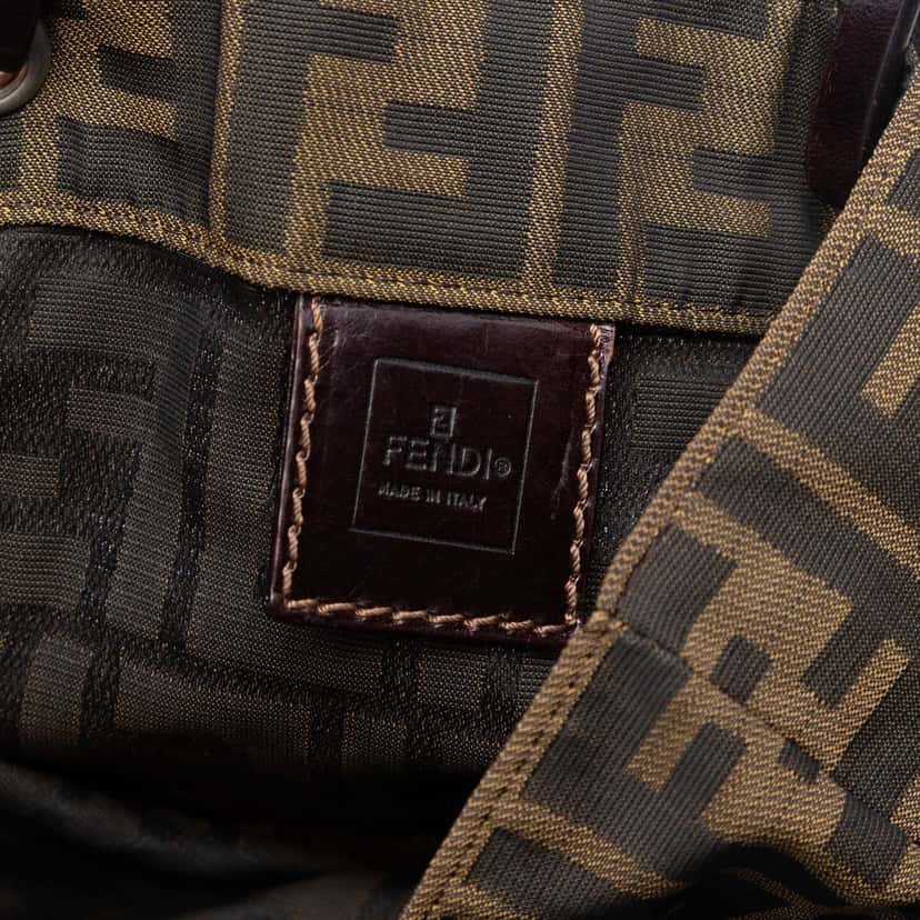 Fendi Zucca Canvas Tote Brown Very good condition - Box View