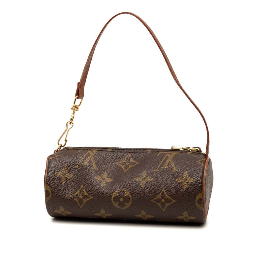 Louis Vuitton Monogram Papillon Pochette Brown Very good condition - Back View