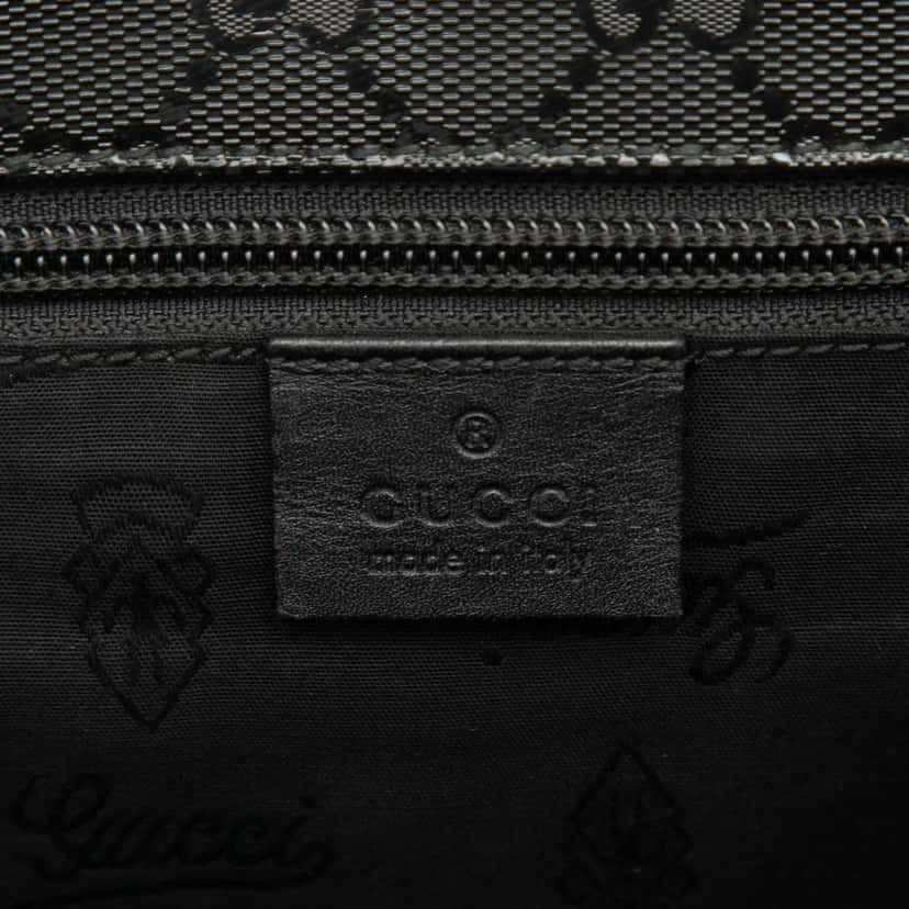 Gucci GG Imprime Web Crossbody Black Good condition - Box View
