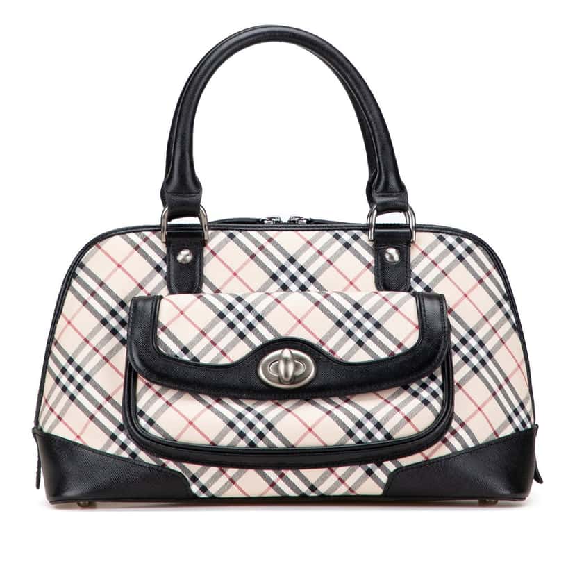 Burberry Nova Check Canvas Handbag Beige Very good condition - Front View