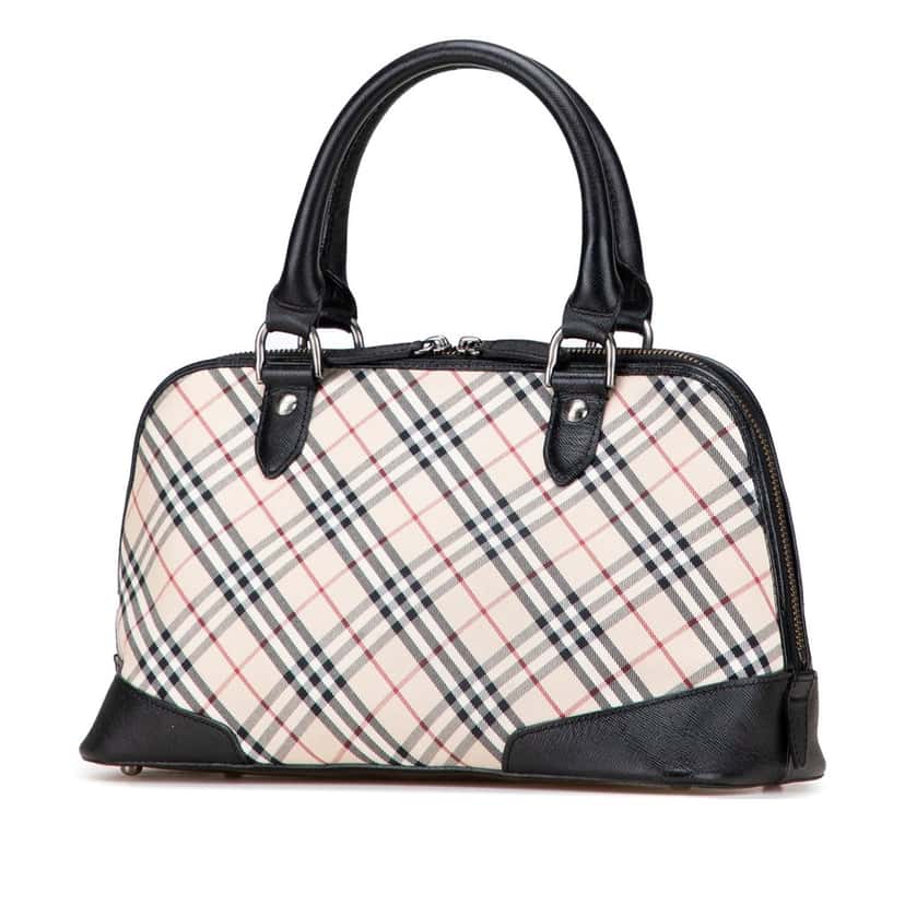 Burberry Nova Check Canvas Handbag Beige Very good condition - Back View