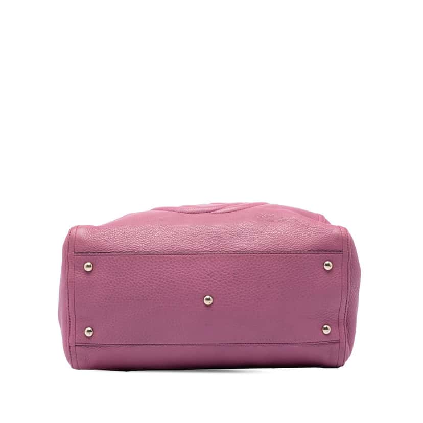 Gucci Medium Leather Soho Cellarius Tote Pink Leather Very good condition - Inside View