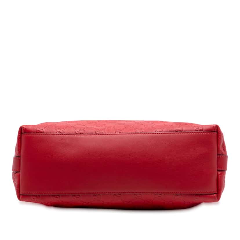 Gucci Small Guccissima Miss GG Satchel Red Leather Very good condition - Inside View