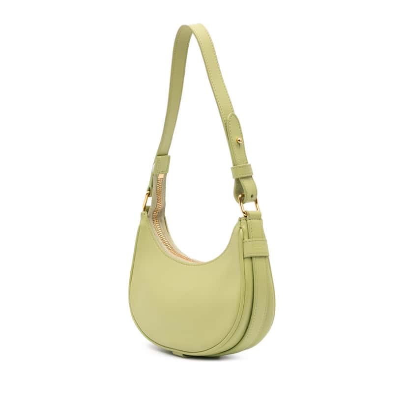 Celine Mini Smooth Calfskin Ava Shoulder Bag Green Leather Very good condition - Back View