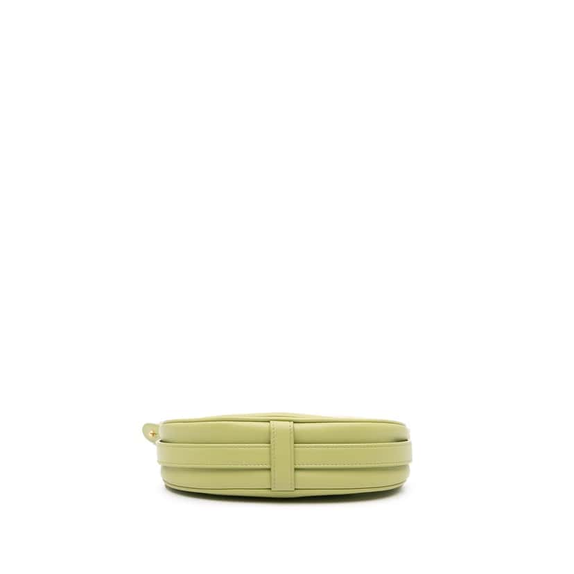 Celine Mini Smooth Calfskin Ava Shoulder Bag Green Leather Very good condition - Inside View