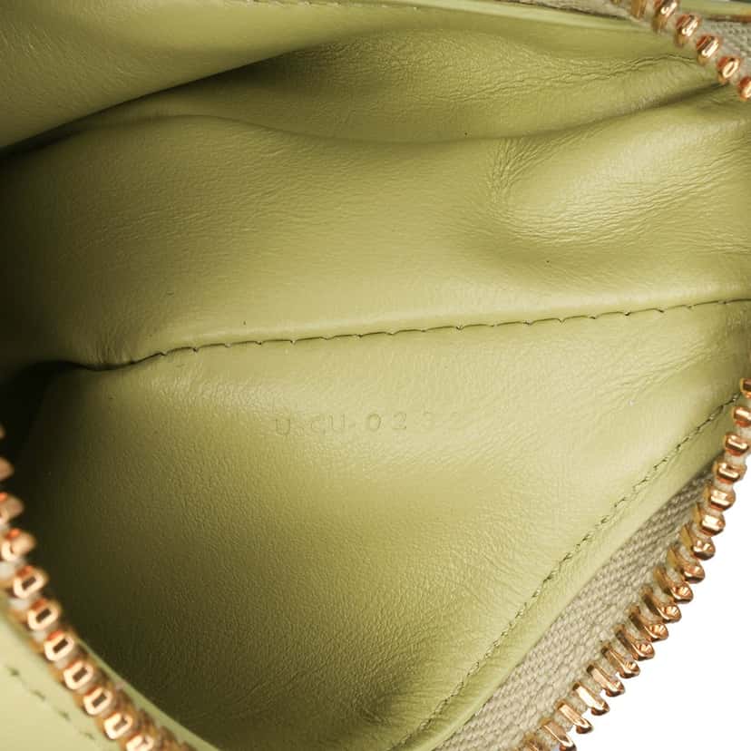 Celine Mini Smooth Calfskin Ava Shoulder Bag Green Leather Very good condition - Box View